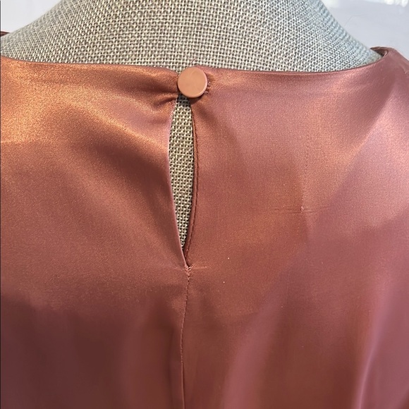 🩷 HOST PICK NWOT Blush Satiny Maxi Skirt Coord, Size L - Picture 12 of 16